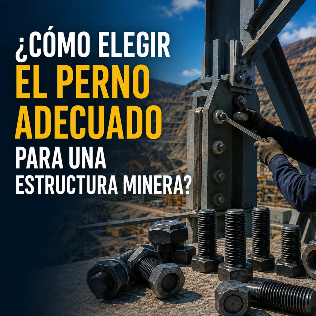 ¿Cómo elegir el perno adecuado para una estructura minera